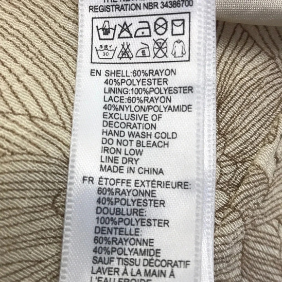 Forever 21 cream Boho dress with lace trim - Picture 8 of 8